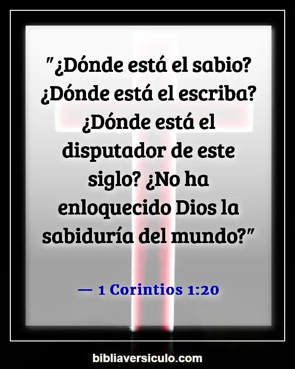 Versículos de la Biblia Sobre Inteligencias multiples (1 Corintios 1:20)