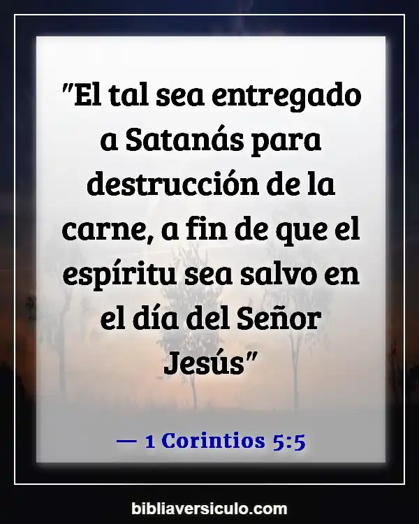 Versículos de la Biblia Sobre Juzgar no (1 Corintios 5:5)