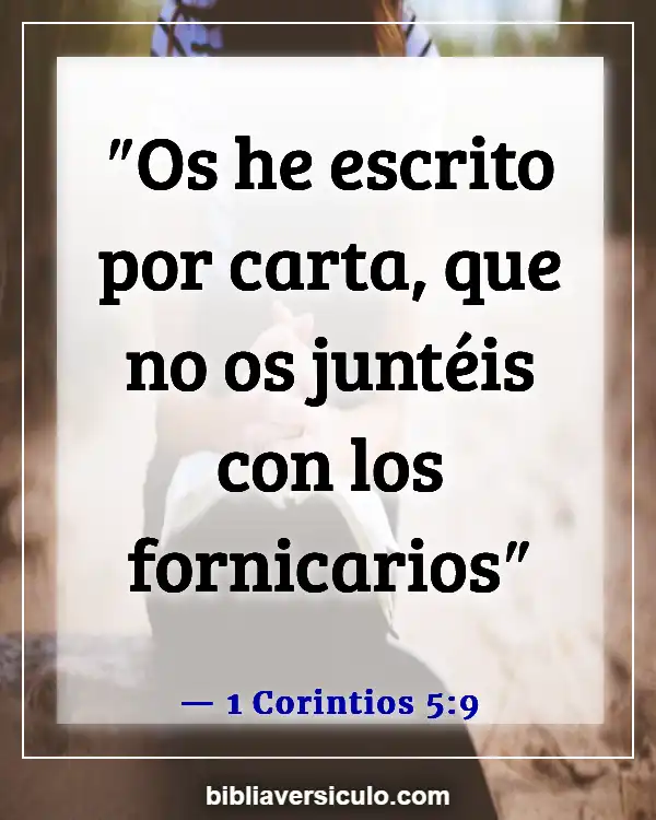 Versículos de la Biblia Sobre Yugo desigual (1 Corintios 5:9)