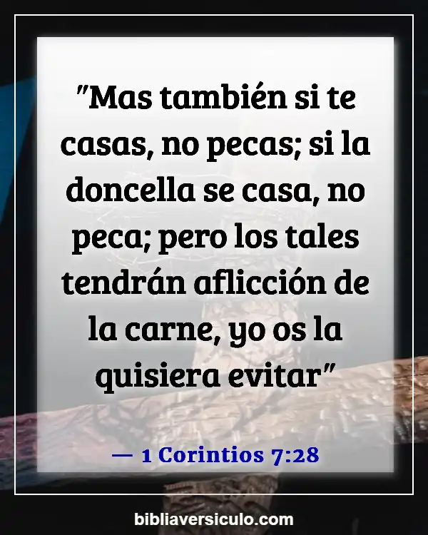 Versículos de la Biblia Sobre Yugo (1 Corintios 7:28)