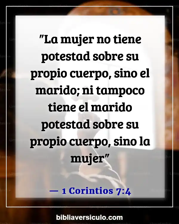 Versículos de la Biblia Sobre Marido (1 Corintios 7:4)