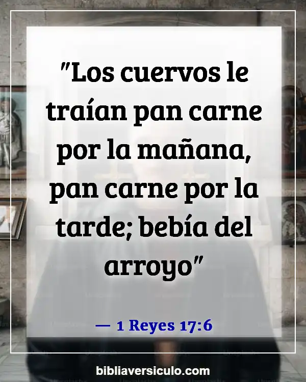 Versículos de la Biblia Sobre El Cuervo (1 Reyes 17:6)