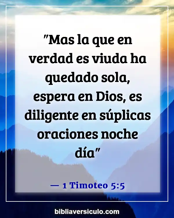Versículos de la Biblia Sobre Ventanas (1 Timoteo 5:5)