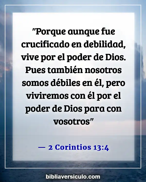Versículos de la Biblia Sobre Trueno (2 Corintios 13:4)