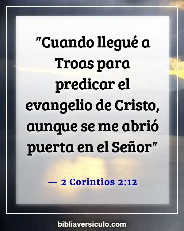 Versículos de la Biblia Sobre Puerta (2 Corintios 2:12)
