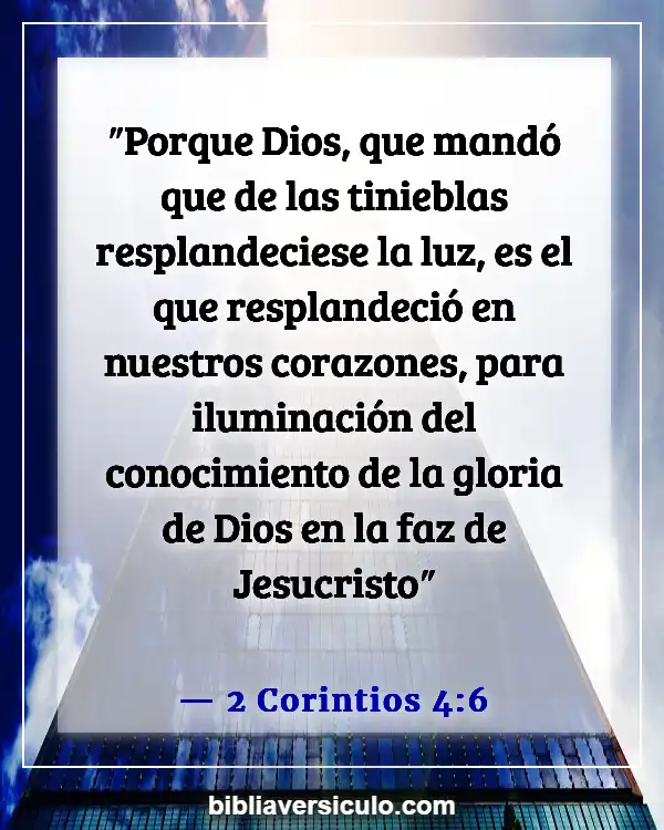Versículos de la Biblia Sobre Gloria (2 Corintios 4:6)