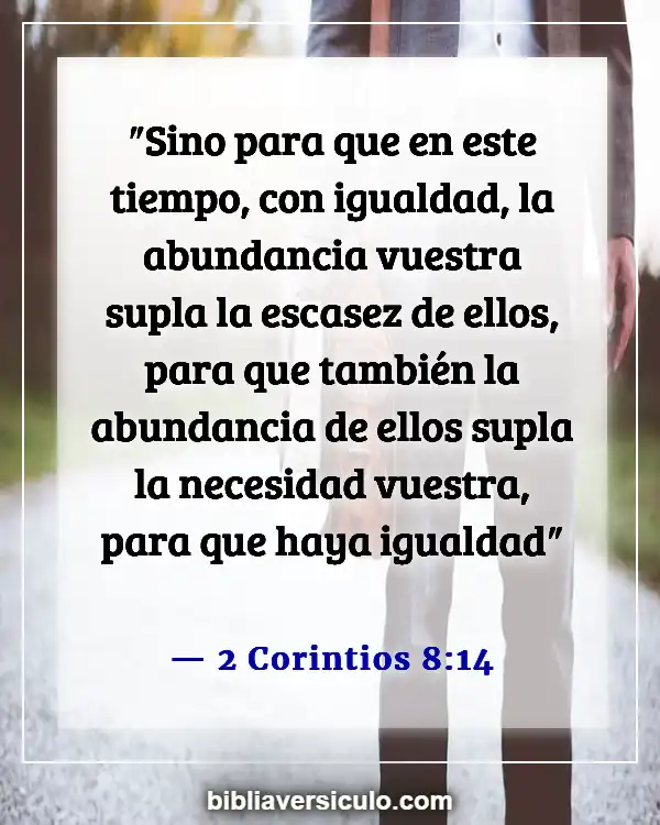 Versículos de la Biblia Sobre Ahorro (2 Corintios 8:14)