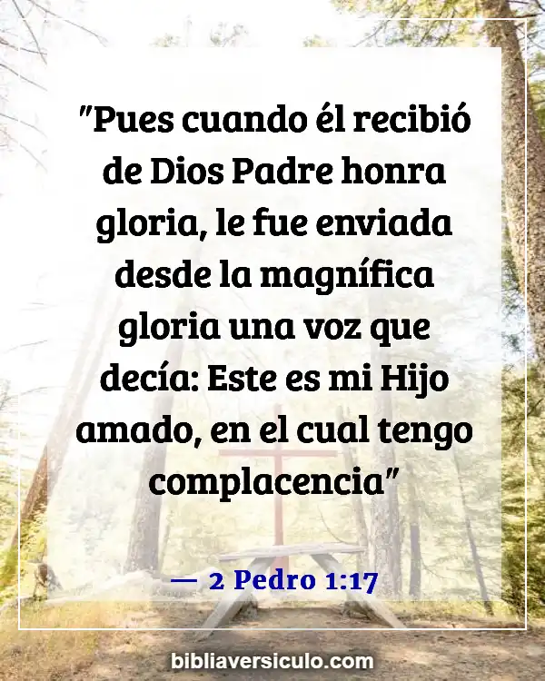Versículos de la Biblia Sobre Profetizador (2 Pedro 1:17)