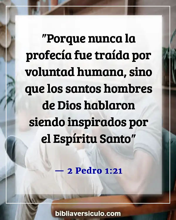 Versículos de la Biblia Sobre El Espíritu Santo (2 Pedro 1:21)