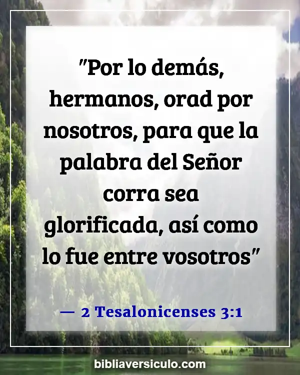 Versículos de la Biblia Sobre Venerar a los santos (2 Tesalonicenses 3:1)