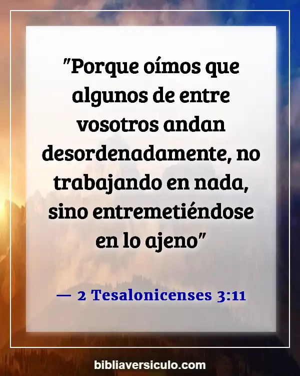 Versículos de la Biblia Sobre Chisme (2 Tesalonicenses 3:11)