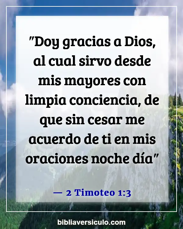 Versículos de la Biblia Sobre Dios está en control (2 Timoteo 1:3)