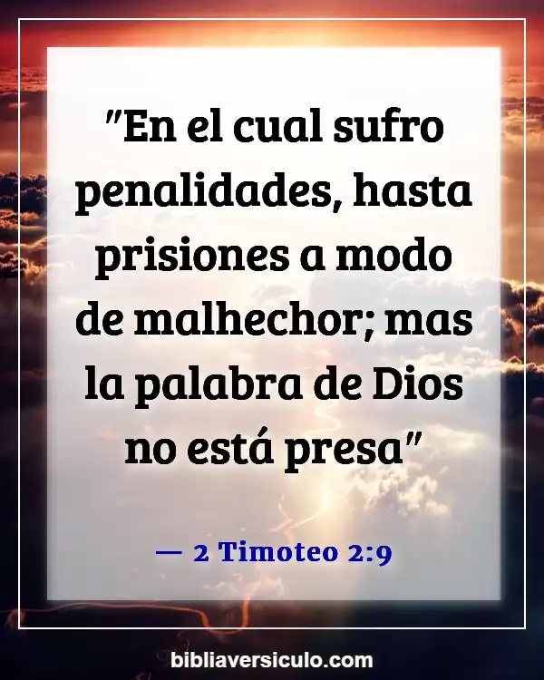 Versículos de la Biblia Sobre Adaptabilidad (2 Timoteo 2:9)