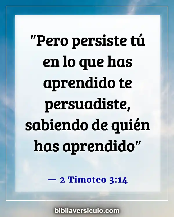 Versículos de la Biblia Sobre Reprender el mal (2 Timoteo 3:14)