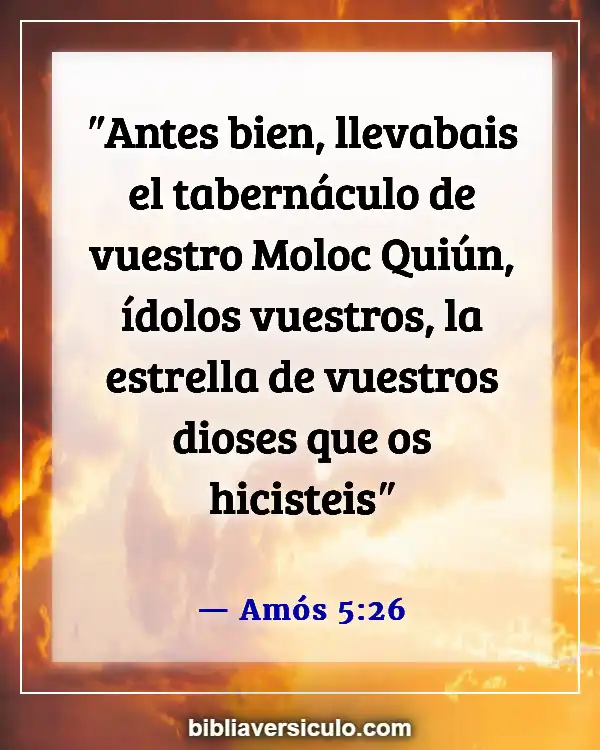 Versículos de la Biblia Sobre Estrellas (Amós 5:26)