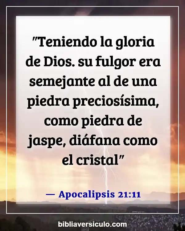 Versículos de la Biblia Sobre Gloria (Apocalipsis 21:11)