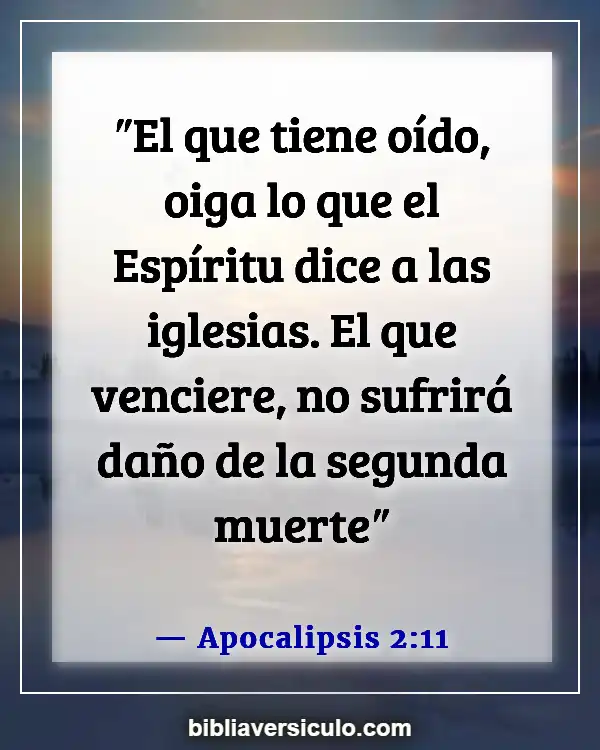 Versículos de la Biblia Sobre Castigo eterno (Apocalipsis 2:11)