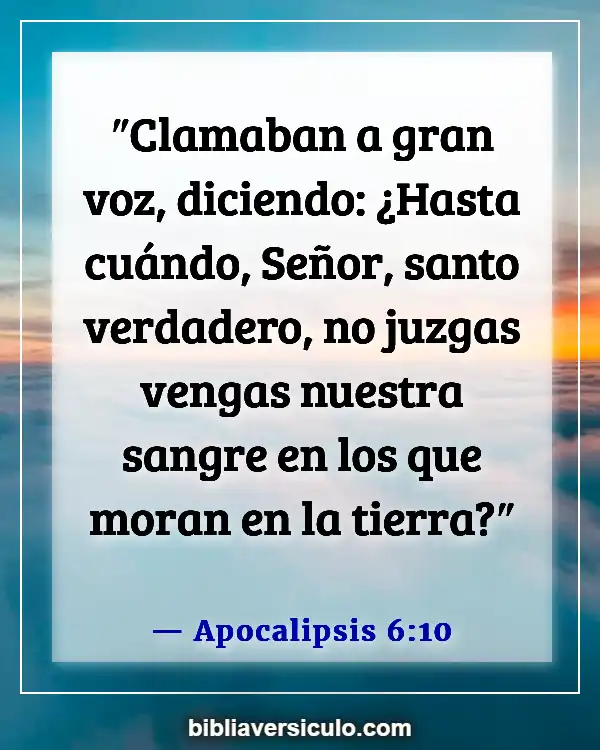 Versículos de la Biblia Sobre Intercesión de los santos (Apocalipsis 6:10)