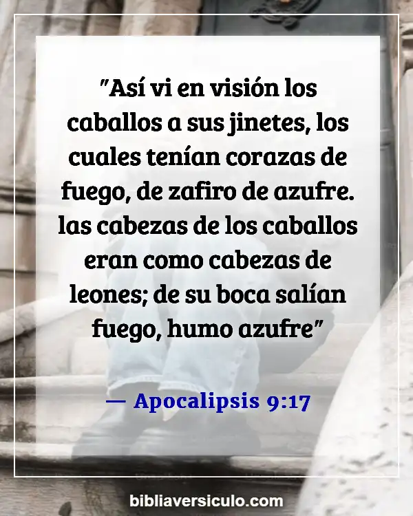 Versículos de la Biblia Sobre Caballos (Apocalipsis 9:17)
