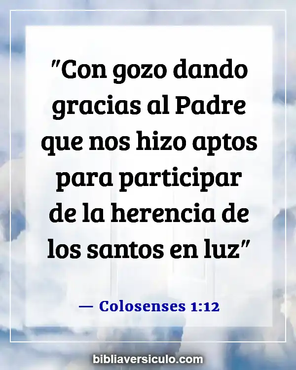 Versículos de la Biblia Sobre Ser una luz (Colosenses 1:12)