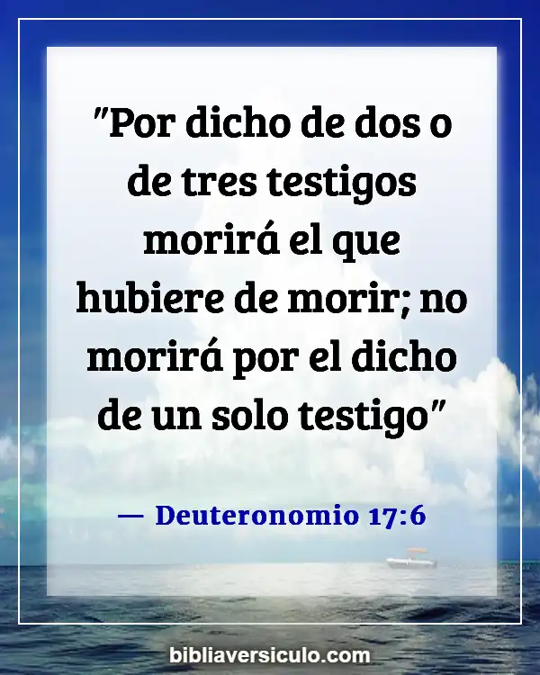 Versículos de la Biblia Sobre El que está sin pecado (Deuteronomio 17:6)