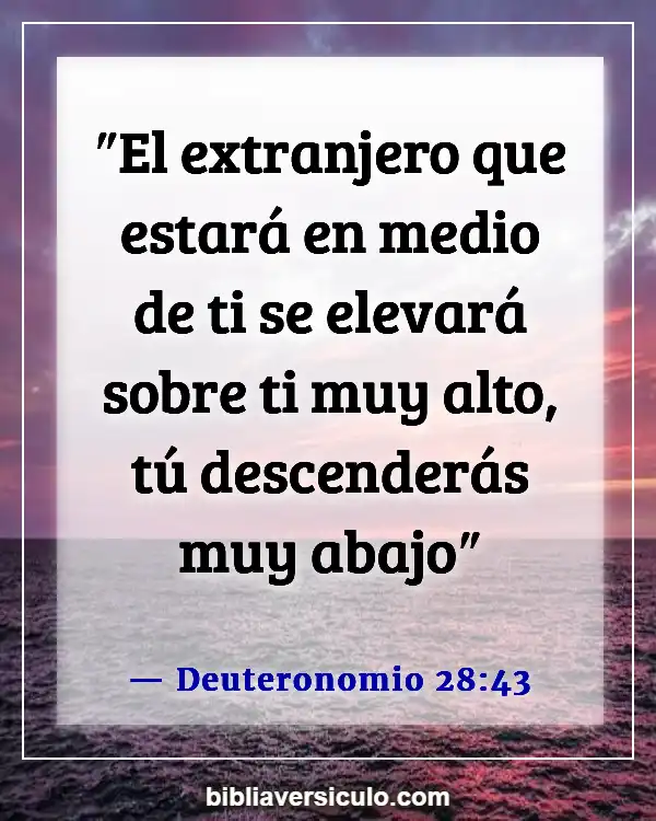 Versículos de la Biblia Sobre Disponibilidad (Deuteronomio 28:43)