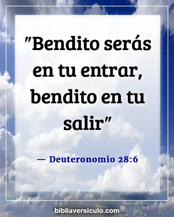 Versículos de la Biblia Sobre Comprando una casa (Deuteronomio 28:6)