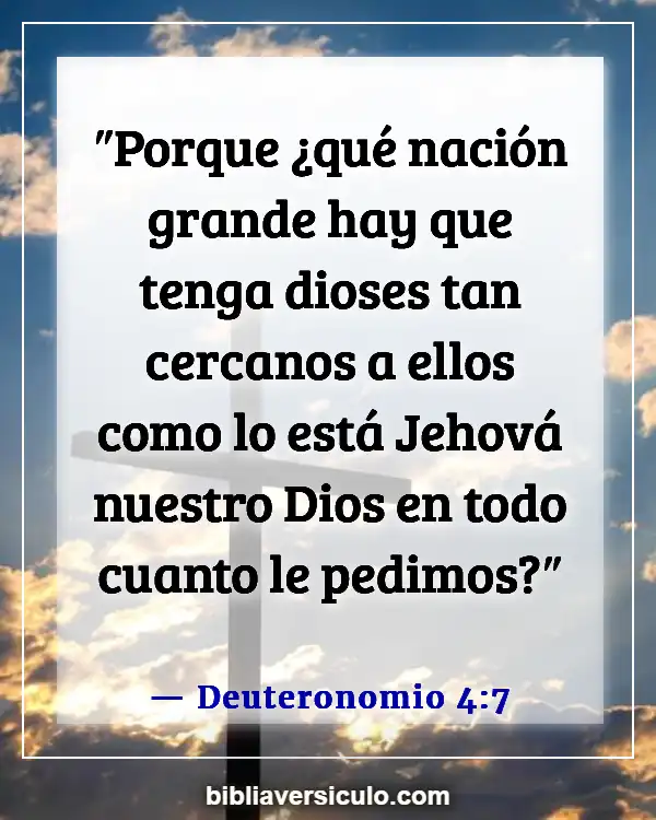Versículos de la Biblia Sobre Papás (Deuteronomio 4:7)