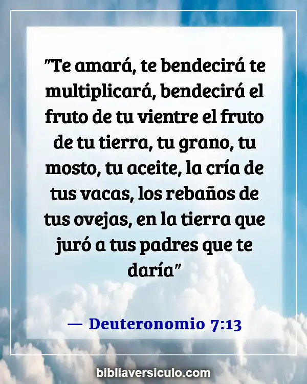 Versículos de la Biblia Sobre Año Nuevo (Deuteronomio 7:13)