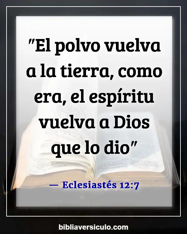 Versículos de la Biblia Sobre Seres queridos fallecidos (Eclesiastés 12:7)