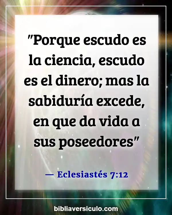Versículos de la Biblia Sobre Emprendimiento (Eclesiastés 7:12)