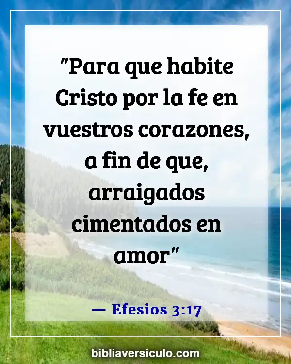 Versículos de la Biblia Sobre Ciervo (Efesios 3:17)