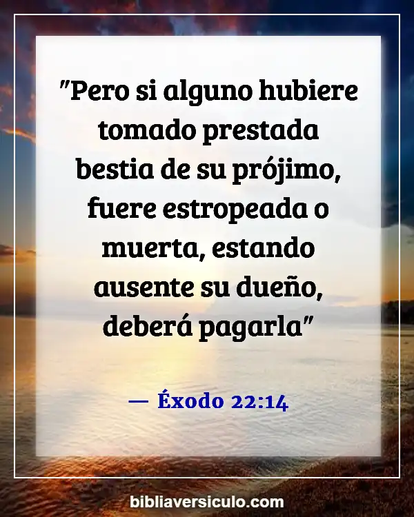 Versículos de la Biblia Sobre Deuda (Éxodo 22:14)