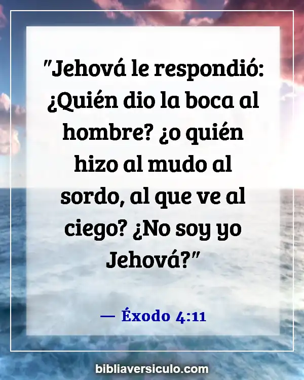 Versículos de la Biblia Sobre Ser único (Éxodo 4:11)