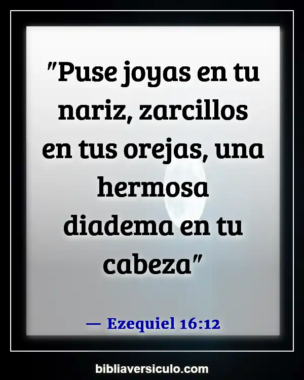 Versículos de la Biblia Sobre Señor de los Anillos (Ezequiel 16:12)
