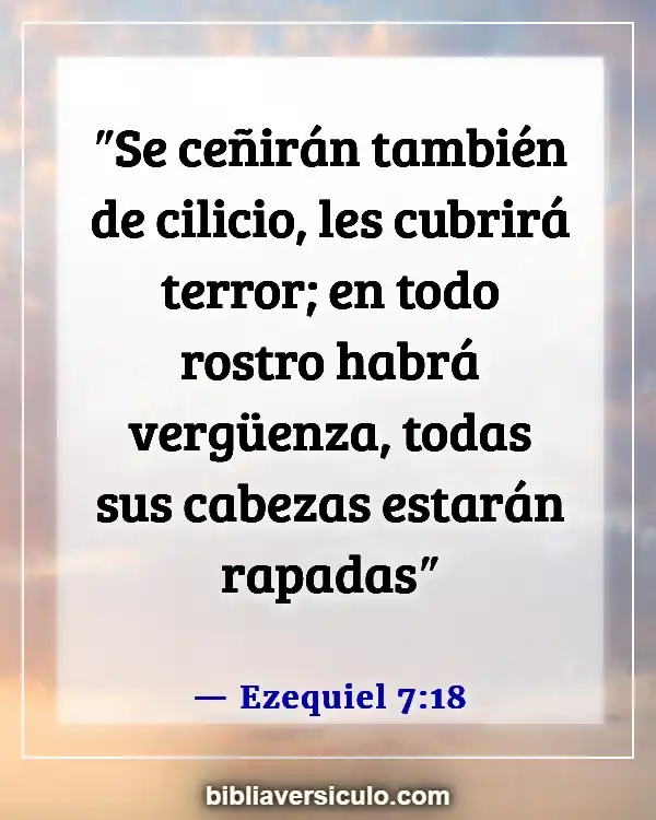 Versículos de la Biblia Sobre Calvicie (Ezequiel 7:18)