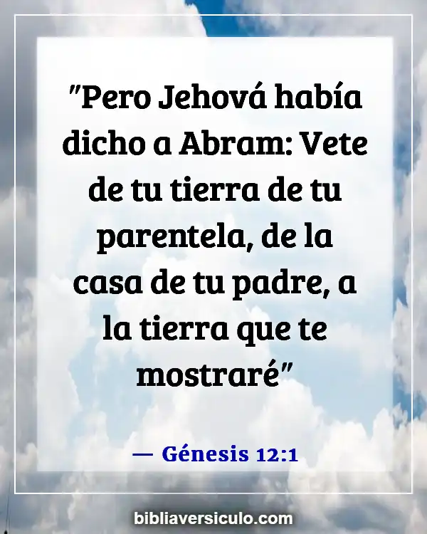 Versículos de la Biblia Sobre Extranjeros (Génesis 12:1)