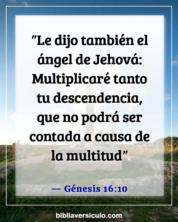 Versículos de la Biblia Sobre Sueños malos (Génesis 16:10)
