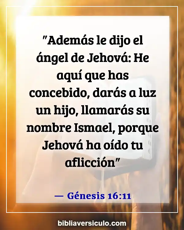 Versículos de la Biblia Sobre Embarazo no deseado (Génesis 16:11)