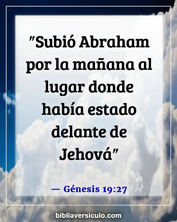 Versículos de la Biblia Sobre Café (Génesis 19:27)