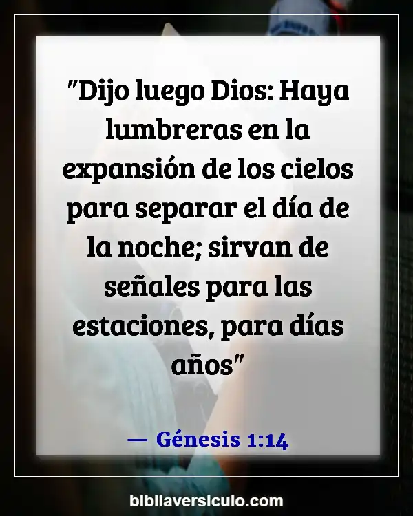 Versículos de la Biblia Sobre Las cuatro estaciones (Génesis 1:14)