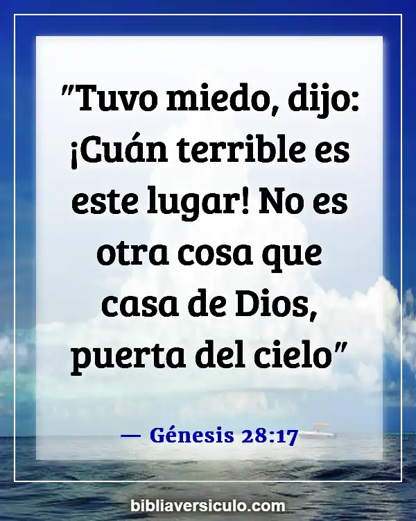 Versículos de la Biblia Sobre Entrando por las puertas del cielo (Génesis 28:17)