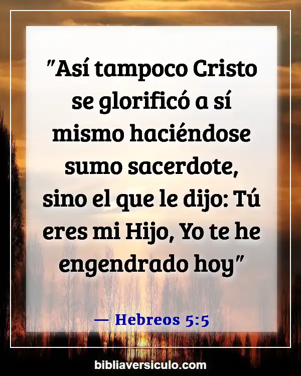 Versículos de la Biblia Sobre Adúlteras (Hebreos 5:5)