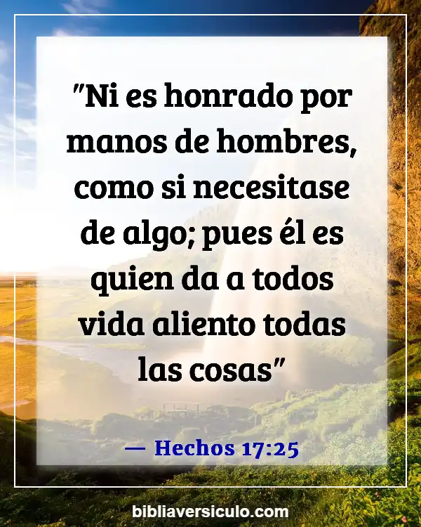 Versículos de la Biblia Sobre Asma (Hechos 17:25)