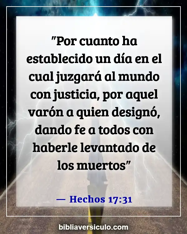 Versículos de la Biblia Sobre Juicio del Gran Trono Blanco (Hechos 17:31)