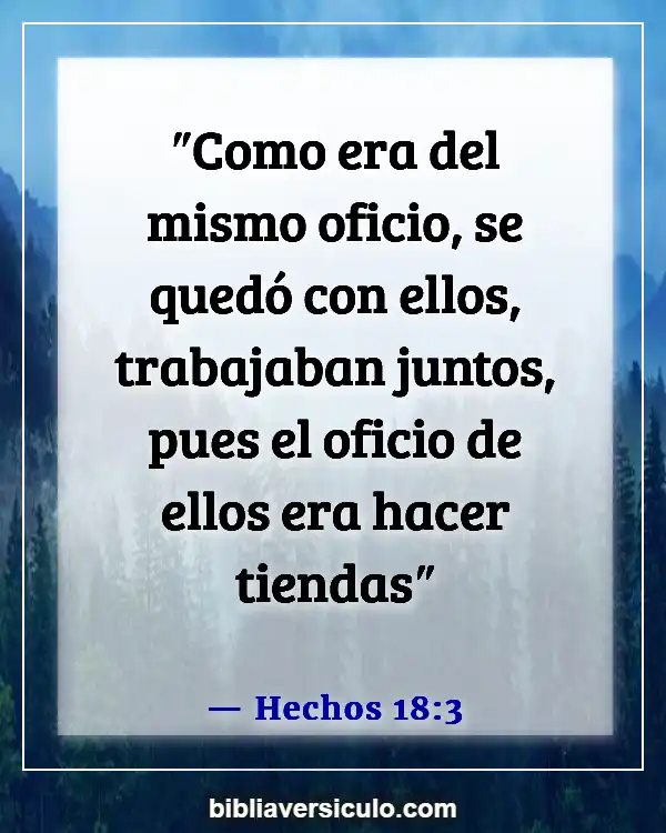 Versículos de la Biblia Sobre Letras (Hechos 18:3)