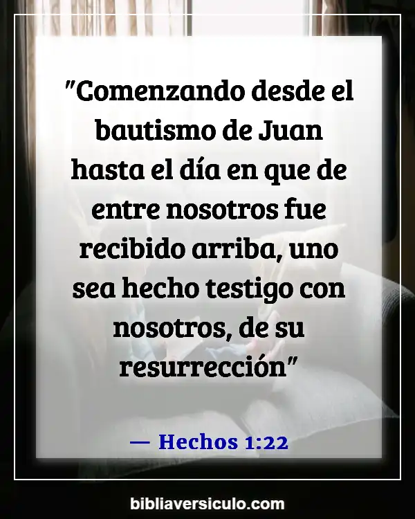 Versículos de la Biblia Sobre Resurrección de cristo (Hechos 1:22)