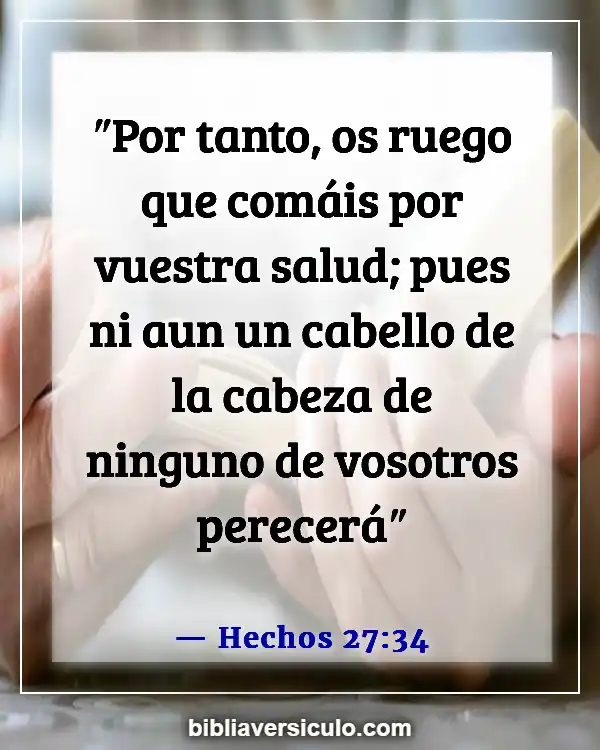 Versículos de la Biblia Sobre Nuestra salud (Hechos 27:34)
