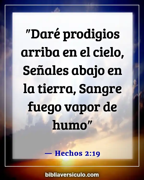 Versículos de la Biblia Sobre Astrología (Hechos 2:19)