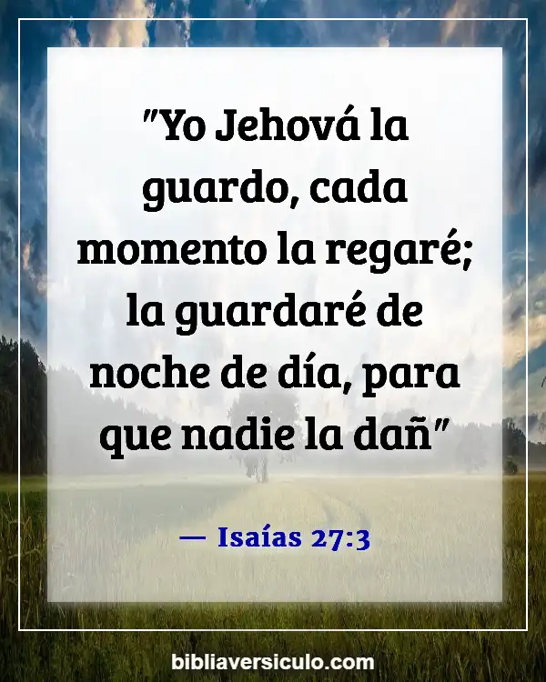 Versículos de la Biblia Sobre Festival de trompetas (Isaías 27:3)